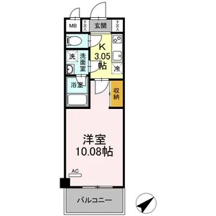 グリシーナ【3階】の間取り