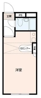 ベルピア馬堀海岸1ー3【2階】の間取り