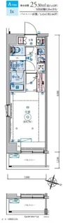 リヴシティ川崎新町【3階】の間取り