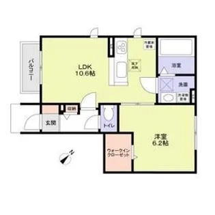 鵠沼カハカイ【1階】の間取り