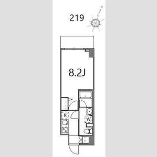 ティーステージジェイアール浜川崎【2階】の間取り