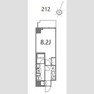 ティーステージジェイアール浜川崎【2階】の間取り