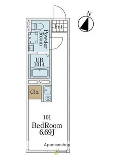 RISE ASADA【1階】の間取り