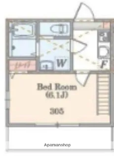 アザーレ・パッシオ新百合ヶ丘B【3階】の間取り