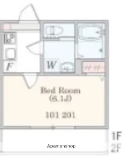 アザーレ・パッシオ新百合ヶ丘B【2階】の間取り