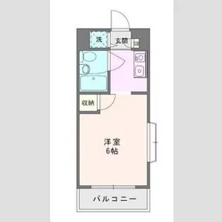 ウィンベルソロ鶴川1【309号室】の間取り