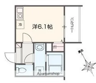 MELDIAかしわ台駅前【2階】の間取り