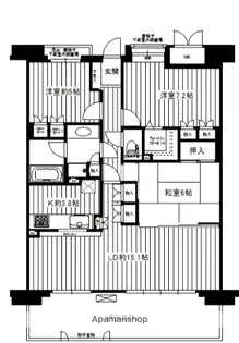 ルリエ大船【3階】の間取り