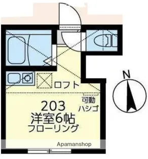 ユナイト別所ベルナールブッフェ【2階】の間取り