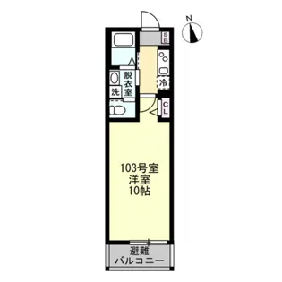 FELICE江の島【1階】の間取り