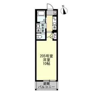 FELICE江の島【2階】の間取り