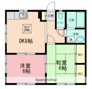 メゾン・ド・ソレイユ【1階】の間取り