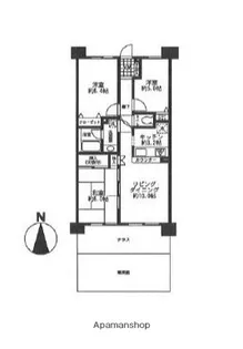 ブレッサ湘南台【1階】の間取り