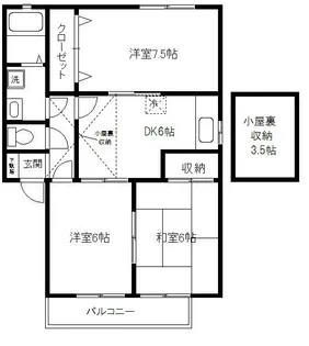 メゾン ラフィネ【2階】の間取り