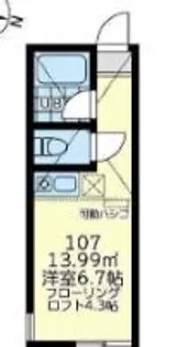 ユナイト八景アルザス・ロレーヌ【1階】の間取り
