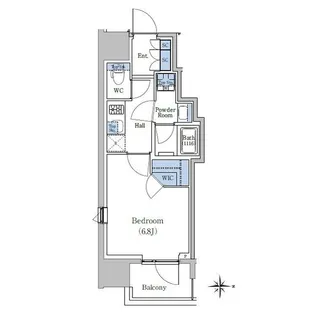 スタイリオ新丸子駅前【11階】の間取り