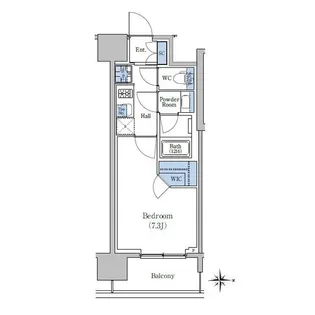 スタイリオ新丸子駅前【10階】の間取り