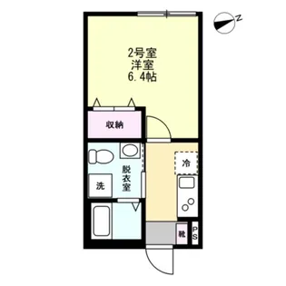 ベイルームリニア橋本【2階】の間取り