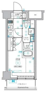 セジョリ横浜WESTⅡ【5階】の間取り