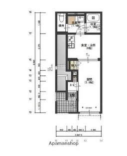 BAY RAMBLE【1階】の間取り