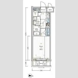 MAXIV百合ヶ丘DUE【1階】の間取り