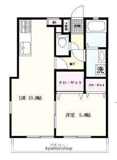 メゾンシュシュ【1階】の間取り