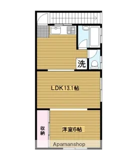 センターハウス【2階】の間取り