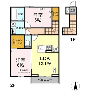 BELL RUN【2階】の間取り