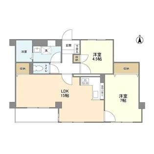 ドミール・アン【2階】の間取り