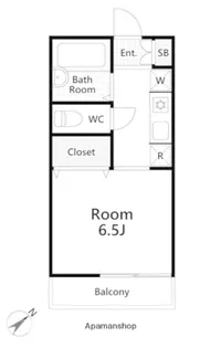 パークヨコチョー【2階】の間取り
