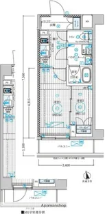 1Kの間取り画像