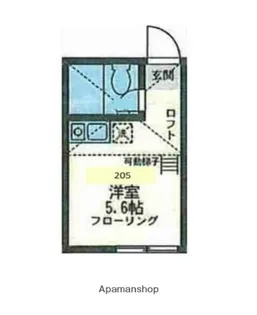 ユナイト南太田マゼランの翼【2階】の間取り