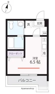 ハーミットクラブハウス根岸ⅡB号棟(仮)【1階】の間取り
