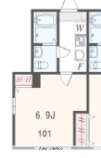 アザーレ・プラネ生田の丘【1階】の間取り