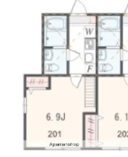 アザーレ・プラネ生田の丘【1階】の間取り