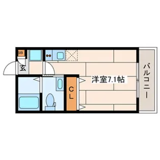 ラクセス杉田【3階】の間取り
