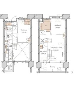 ブランシエスタ新丸子リバーフロント【0505号室】の間取り