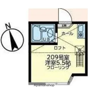ユナイト南太田ケリースレーター【2階】の間取り