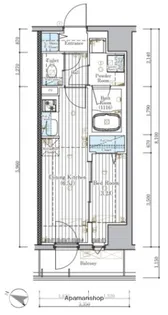 ミライズ横濱SOUTHレジデンス【6階】の間取り
