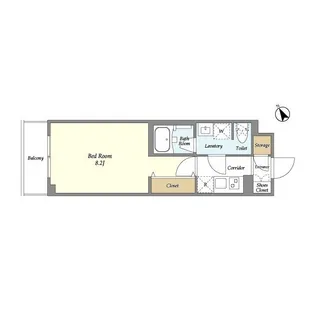 ESTRUTH MAGOME【1階】の間取り