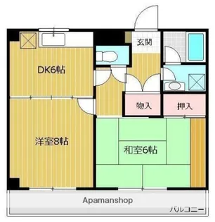 神奈川県横浜市緑区十日市場町【マンション】の間取り