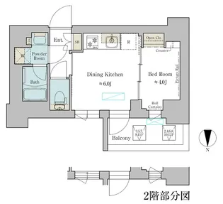 BRILLIA IST 武蔵小杉【2階】の間取り