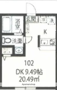 仮)上大岡B棟【1階】の間取り