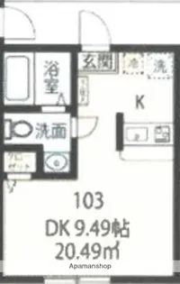 仮)上大岡B棟【1階】の間取り