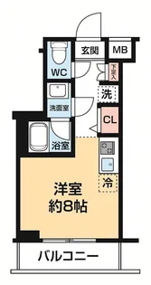 ARCOBALENO KAWASAKI WEST【2階】の間取り