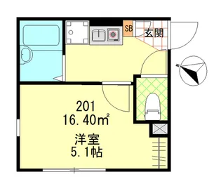 アン・シャトレ武蔵小杉【2階】の間取り