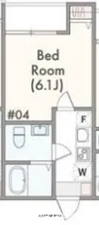 アザーレ・ソラ海老名【3階】の間取り