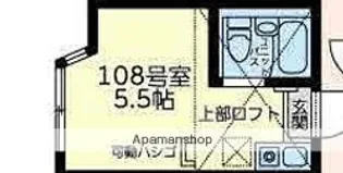 ユナイト川崎ロゼッタストーン【1階】の間取り