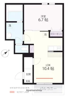 QUIET CRAB HOUSE 鎌倉別邸【1階】の間取り