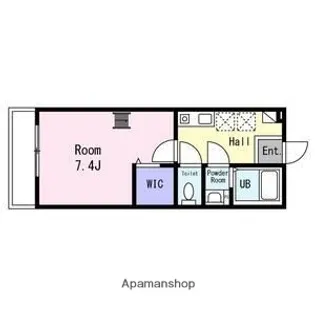 シュガール御所山TWO【2階】の間取り